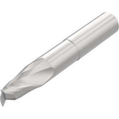 Niagara Cutter - 1/2", 3/4" LOC, 1/2" Shank Diam, 3-1/2" OAL, 2 Flute Solid Carbide Square End Mill - Apex Tool & Supply
