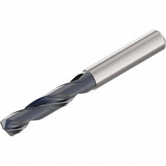 Seco - 5mm 140° Spiral Flute Solid Carbide Screw Machine Drill Bit - Apex Tool & Supply