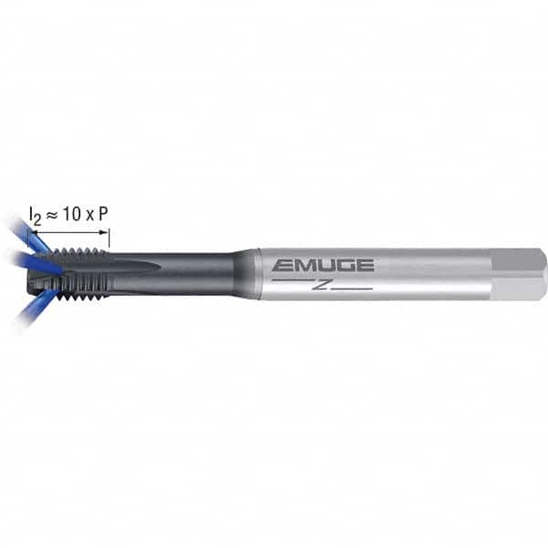 Emuge - M8x1.25 Metric 6H 0 Flute GLT-1 Finish Powdered Metal Spiral Point Tap - Apex Tool & Supply