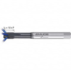 Emuge - M6x1.00 Metric 6H 0 Flute GLT-1 Finish Powdered Metal Spiral Point Tap - Apex Tool & Supply