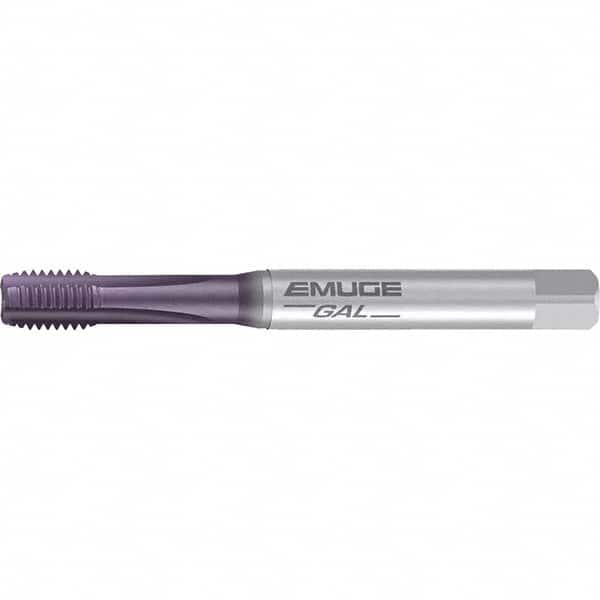 Emuge - M20x2.50 Metric 4 Flute TiCN Finish Powdered Metal Spiral Point Tap - Apex Tool & Supply