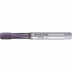 Emuge - M20x2.50 Metric 4 Flute TiCN Finish Powdered Metal Spiral Point Tap - Apex Tool & Supply