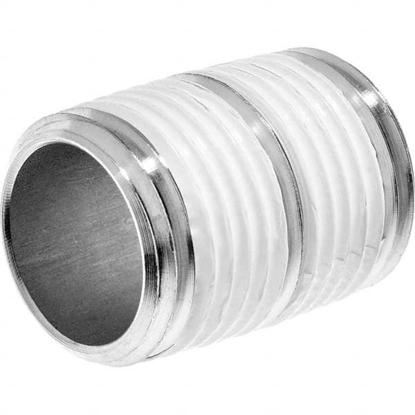 USA Sealing - 1/4 x 0.875" 316 Stainless Steel Pipe Nipple - Apex Tool & Supply