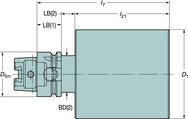 39241050100104250A HSK BLANK - Apex Tool & Supply