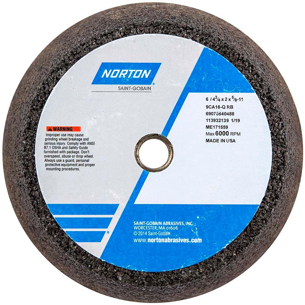 Norton - Tool & Cutter Grinding Wheels Wheel Type: Type 11 Superabrasive Wheel Type Number: B42 - Apex Tool & Supply