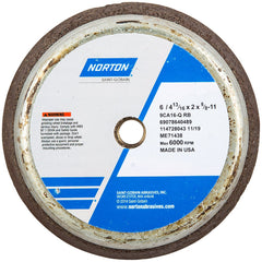 Norton - Tool & Cutter Grinding Wheels Wheel Type: Type 11 Superabrasive Wheel Type Number: B42 - Apex Tool & Supply