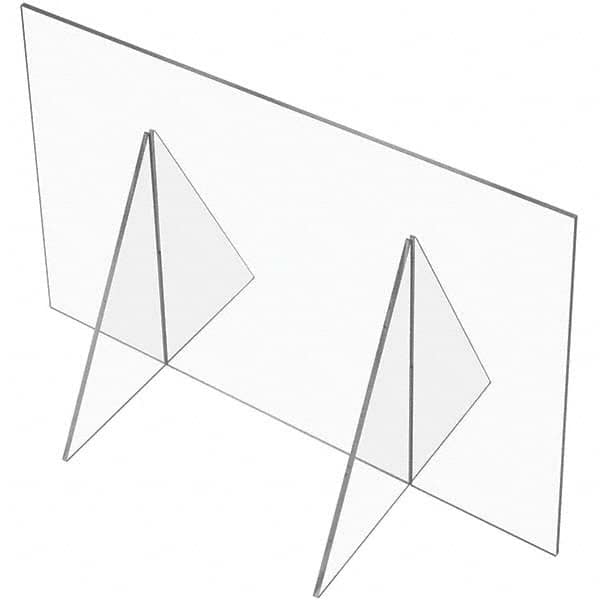 USA Sealing - 24" x 72" Self-Supporting Partition & Panel System-Social Distancing Barrier - Apex Tool & Supply