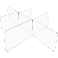 USA Sealing - 24" x 96" Self-Supporting Partition & Panel System-Social Distancing Barrier - Apex Tool & Supply