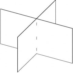 USA Sealing - 48" x 96" Self-Supporting Partition & Panel System-Social Distancing Barrier - Apex Tool & Supply