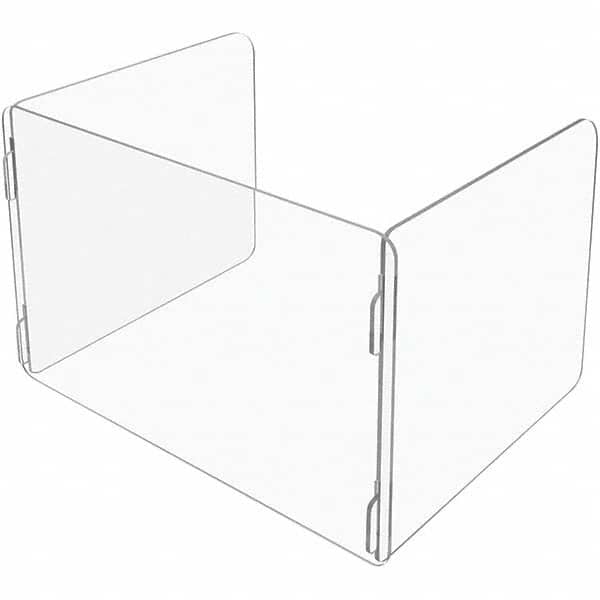 USA Sealing - 24" x 24" Self-Supporting Partition & Panel System-Social Distancing Barrier - Apex Tool & Supply