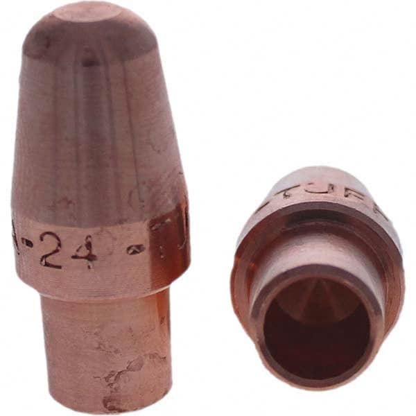 Tuffaloy - Spot Welder Tips For Use With: 4RW Cap Taper Electrode Holder Type: Male Cap A Nose (Pointed) - Apex Tool & Supply