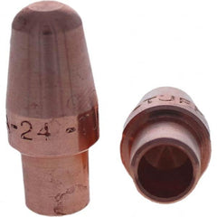 Tuffaloy - Spot Welder Tips For Use With: 4RW Cap Taper Electrode Holder Type: Male Cap A Nose (Pointed) - Apex Tool & Supply