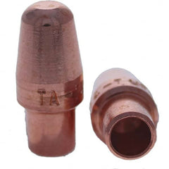 Tuffaloy - Spot Welder Tips For Use With: 4RW Cap Taper Electrode Holder Type: Male Cap A Nose (Pointed) - Apex Tool & Supply