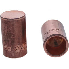 Tuffaloy - Spot Welder Tips For Use With: 4RW Cap Taper Electrode Holder Type: Female Cap C Nose (Flat) - Apex Tool & Supply
