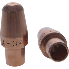 Tuffaloy - Spot Welder Tips For Use With: 4RW Cap Taper Electrode Holder Type: Male Cap A Nose (Pointed) - Apex Tool & Supply