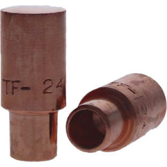 Tuffaloy - Spot Welder Tips For Use With: 4RW Cap Taper Electrode Holder Type: Male Cap F Nose (Radius) - Apex Tool & Supply