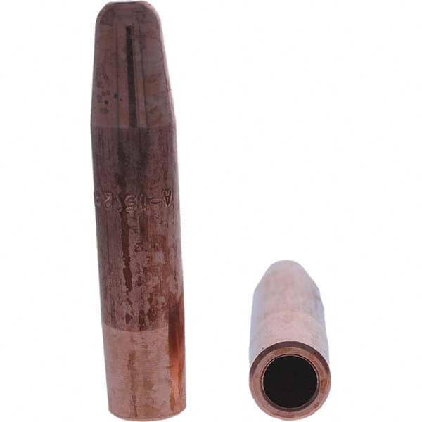 Tuffaloy - Spot Welder Tips For Use With: 5RW Electrode Holder Type: Straight Tip A Nose (Pointed) - Apex Tool & Supply