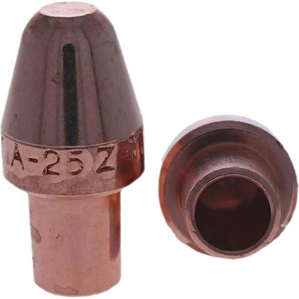 Tuffaloy - Spot Welder Tips For Use With: 5RW Cap Taper Electrode Holder Type: Male Cap A Nose (Pointed) - Apex Tool & Supply