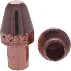 Tuffaloy - Spot Welder Tips For Use With: 5RW Cap Taper Electrode Holder Type: Male Cap A Nose (Pointed) - Apex Tool & Supply