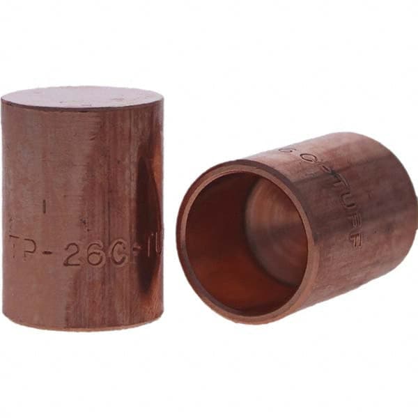 Tuffaloy - Spot Welder Tips For Use With: 6RW Cap Taper Electrode Holder Type: Female Cap C Nose (Flat) - Apex Tool & Supply