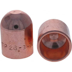 Tuffaloy - Spot Welder Tips For Use With: 6RW Cap Taper Electrode Holder Type: Female Cap B Nose (Dome) - Apex Tool & Supply