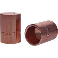 Tuffaloy - Spot Welder Tips For Use With: 5RW Cap Taper Electrode Holder Type: Female Cap F Nose (Radius) - Apex Tool & Supply