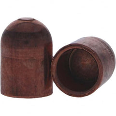 Tuffaloy - Spot Welder Tips For Use With: 5RW Cap Taper Electrode Holder Type: Female Cap B Nose (Dome) - Apex Tool & Supply