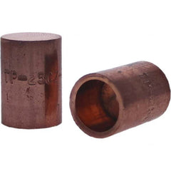 Tuffaloy - Spot Welder Tips For Use With: 5RW Cap Taper Electrode Holder Type: Female Cap C Nose (Flat) - Apex Tool & Supply