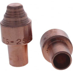 Tuffaloy - Spot Welder Tips For Use With: 5RW Cap Taper Electrode Holder Type: Male Cap S Nose - Apex Tool & Supply