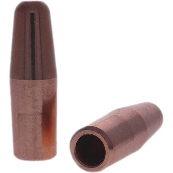 Tuffaloy - Spot Welder Tips For Use With: 4RW Electrode Holder Type: Straight Tip A Nose (Pointed) - Apex Tool & Supply