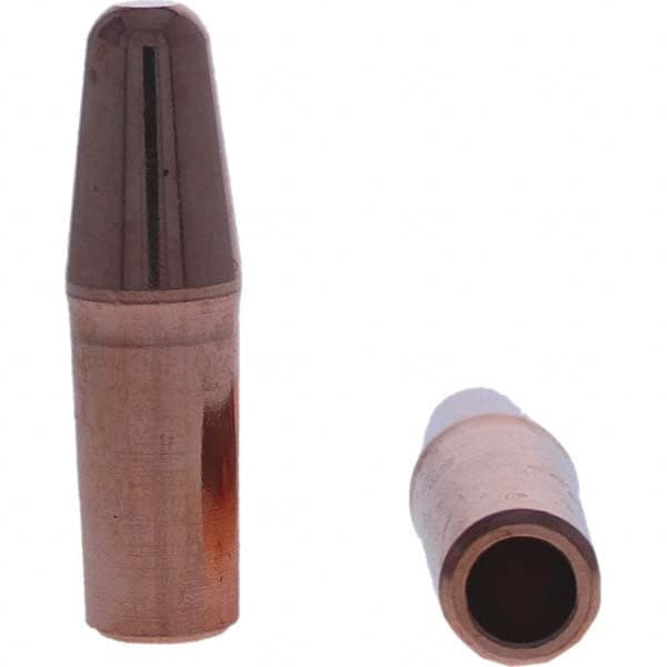 Tuffaloy - Spot Welder Tips For Use With: 4RW Electrode Holder Type: Straight Tip A Nose (Pointed) - Apex Tool & Supply