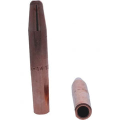 Tuffaloy - Spot Welder Tips For Use With: 4RW Electrode Holder Type: Straight Tip A Nose (Pointed) - Apex Tool & Supply