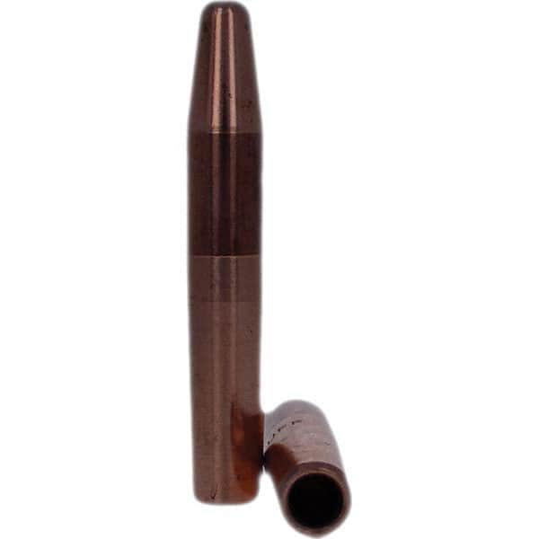 Tuffaloy - Spot Welder Tips For Use With: 4RW Electrode Holder Type: Straight Tip A Nose (Pointed) - Apex Tool & Supply