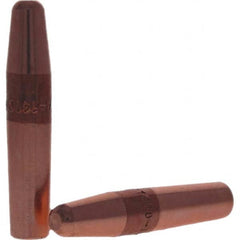 Tuffaloy - Spot Welder Tips For Use With: 4RW Electrode Holder Type: Straight Tip A Nose (Pointed) - Apex Tool & Supply