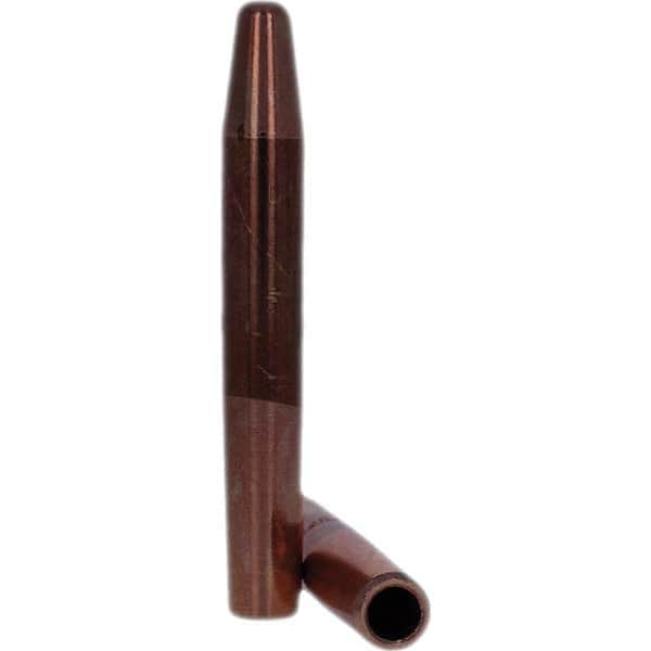 Tuffaloy - Spot Welder Tips For Use With: 4RW Electrode Holder Type: Straight Tip A Nose (Pointed) - Apex Tool & Supply