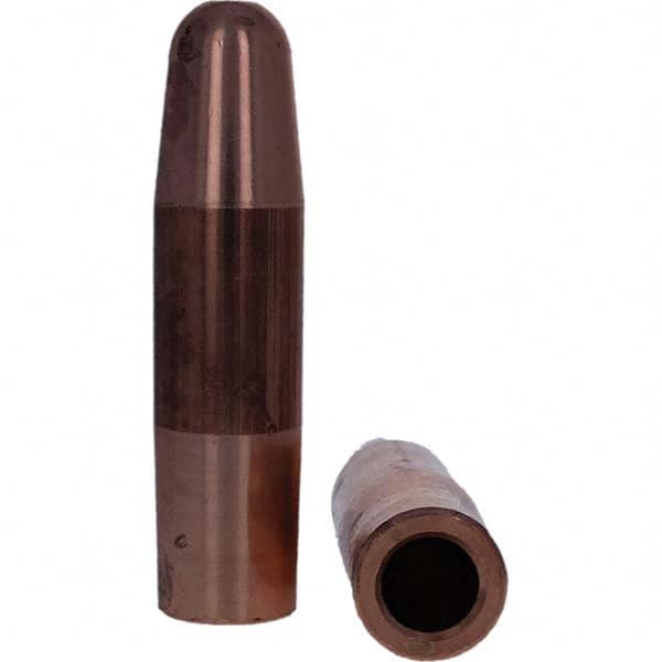 Tuffaloy - Spot Welder Tips For Use With: 7RW Electrode Holder Type: Straight Tip A Nose (Pointed) - Apex Tool & Supply