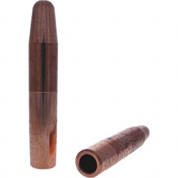 Tuffaloy - Spot Welder Tips For Use With: 6RW Electrode Holder Type: Straight Tip A Nose (Pointed) - Apex Tool & Supply
