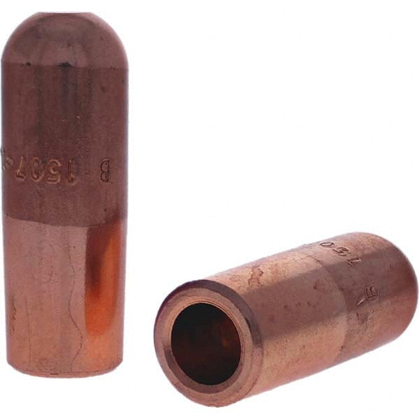 Tuffaloy - Spot Welder Tips For Use With: 5RW Electrode Holder Type: Straight Tip B Nose (Dome) - Apex Tool & Supply