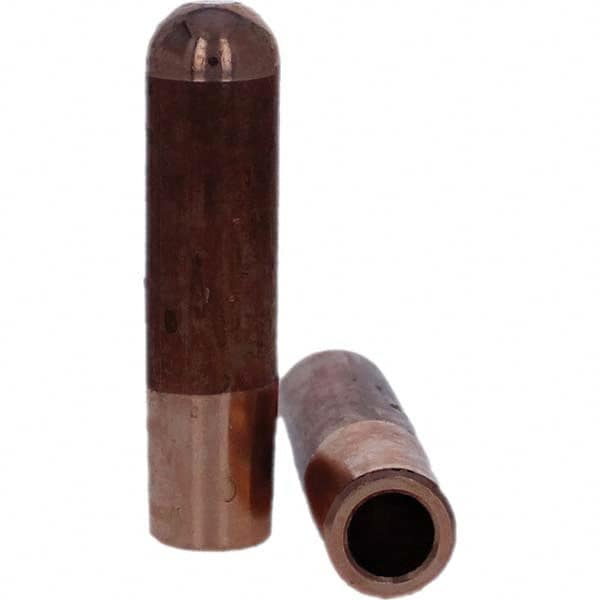 Tuffaloy - Spot Welder Tips For Use With: 5RW Electrode Holder Type: Straight Tip B Nose (Dome) - Apex Tool & Supply