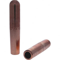 Tuffaloy - Spot Welder Tips For Use With: 6RW Electrode Holder Type: Straight Tip B Nose (Dome) - Apex Tool & Supply