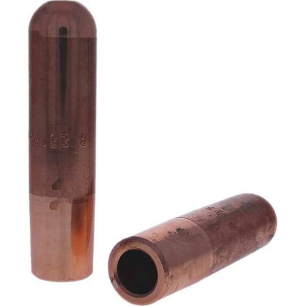 Tuffaloy - Spot Welder Tips For Use With: 5RW Electrode Holder Type: Straight Tip B Nose (Dome) - Apex Tool & Supply