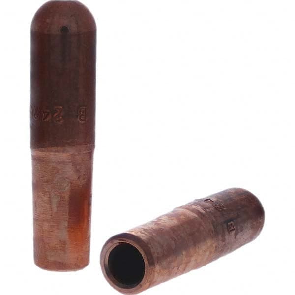 Tuffaloy - Spot Welder Tips For Use With: 4RW Electrode Holder Type: Straight Tip B Nose (Dome) - Apex Tool & Supply