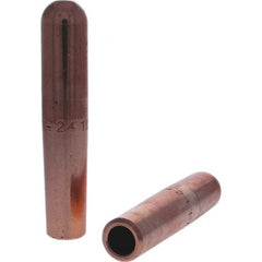 Tuffaloy - Spot Welder Tips For Use With: 4RW Electrode Holder Type: Straight Tip B Nose (Dome) - Apex Tool & Supply