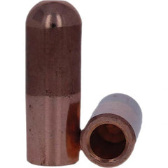 Tuffaloy - Spot Welder Tips For Use With: 5RW Electrode Holder Type: Straight Tip B Nose (Dome) - Apex Tool & Supply