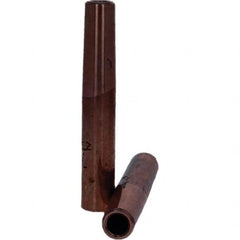 Tuffaloy - Spot Welder Tips For Use With: 4RW Electrode Holder Type: Straight Tip C Nose (Flat) - Apex Tool & Supply