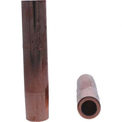 Tuffaloy - Spot Welder Tips For Use With: 5RW Electrode Holder Type: Straight Tip C Nose (Flat) - Apex Tool & Supply
