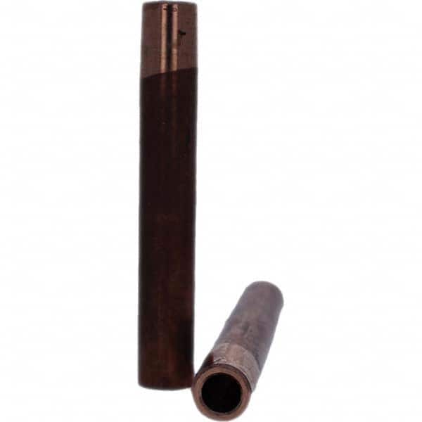 Tuffaloy - Spot Welder Tips For Use With: 6RW Electrode Holder Type: Straight Tip C Nose (Flat) - Apex Tool & Supply