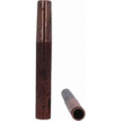 Tuffaloy - Spot Welder Tips For Use With: 4RW Electrode Holder Type: Straight Tip C Nose (Flat) - Apex Tool & Supply