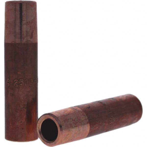 Tuffaloy - Spot Welder Tips For Use With: 5RW Electrode Holder Type: Straight Tip C Nose (Flat) - Apex Tool & Supply