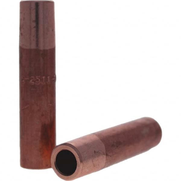 Tuffaloy - Spot Welder Tips For Use With: 5RW Electrode Holder Type: Straight Tip C Nose (Flat) - Apex Tool & Supply